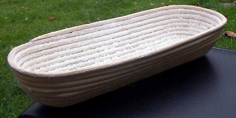 Gärkorb aus Peddigrohr