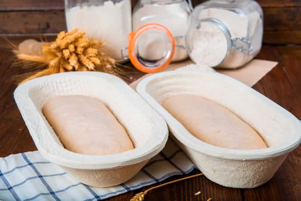 Gärkörbe aus Holzschliff